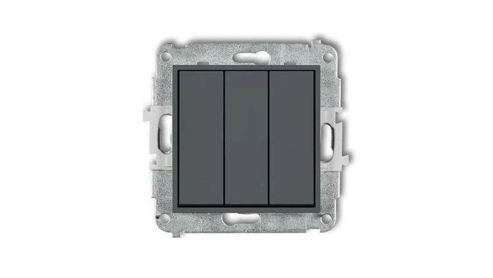 ICON Mechanizm łącznika potrójnego grafitowy mat 28IWP-7