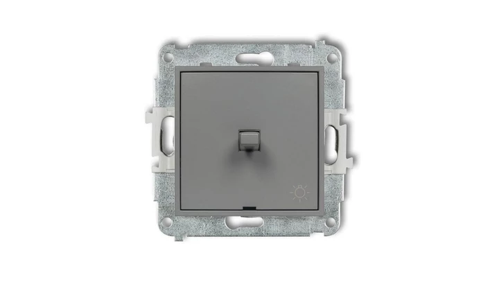 ICON Mechanizm łącznika zwierny światło w stylu amerykańskim szary mat 27IWPUS-5