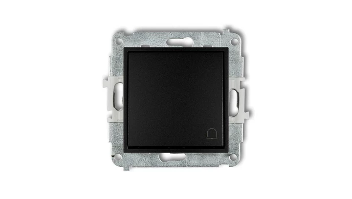 ICON Mechanizm łącznika zwierny dzwonek czarny mat 12IWP-4