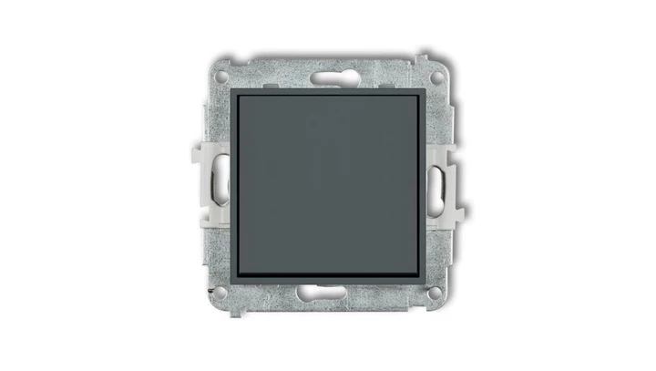 ICON Mechanizm łącznika krzyżowego (jeden klawisz bez piktogramu) grafitowy mat 28IWP-6.1