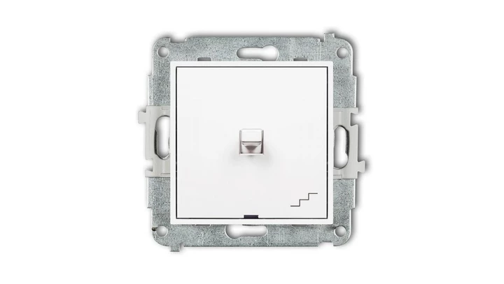 ICON Mechanizm łącznika schodowego w stylu amerykańskim biały IWPUS-3