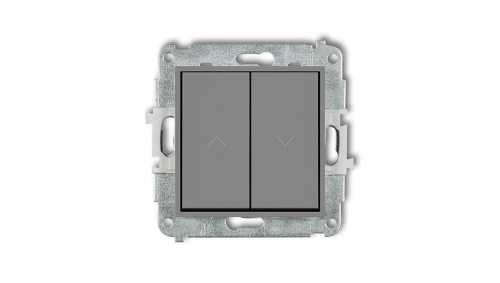 ICON Mechanizm łącznika żaluzjowego z podtrzymaniem szary mat 27IWP-88