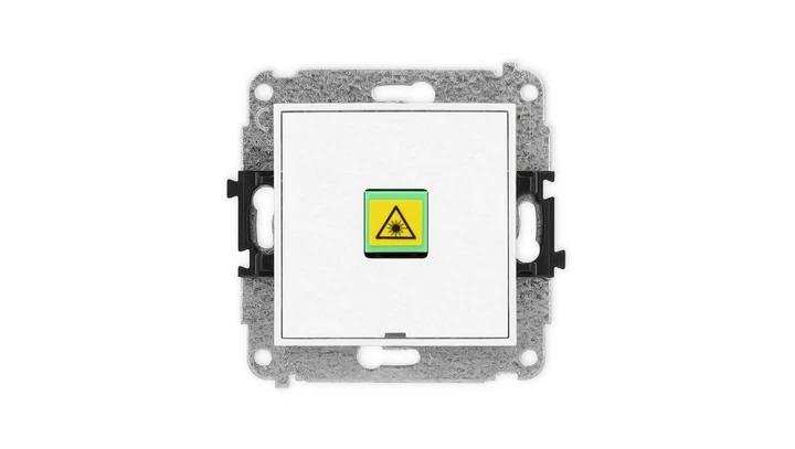 ICON Mechanizm gniazda światłowodowego/optycznego pojedynczego, bez pola opisowego biały IGOPBO-1