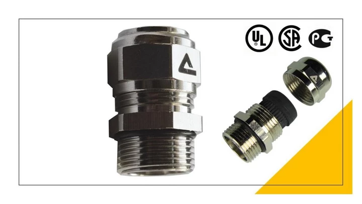 Dławnica kablowa mosiężna M40x1,5 IP68 UL EN dla kabla 22 - 31 mm 736.740.1