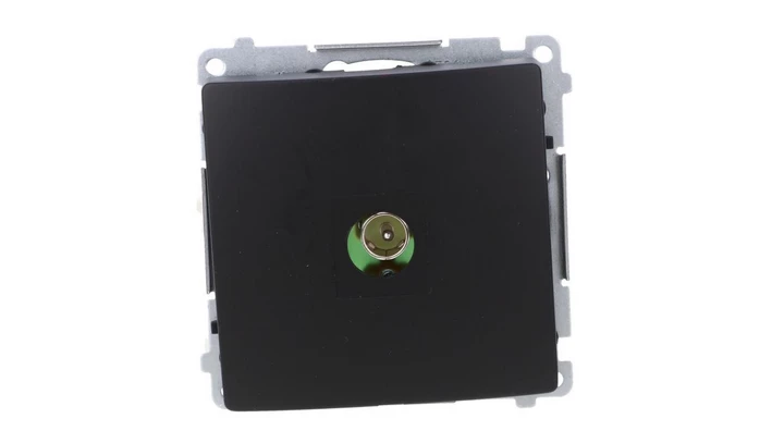 Simon Basic Gniazdo antenowe pojedyncze końcowe (moduł) czarny (zastępuje BMAK1.01/..) BMAK3.01/49