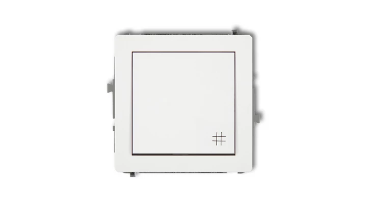 DECO Mechanizm łącznika krzyżowego, biały mat 25DWP-6