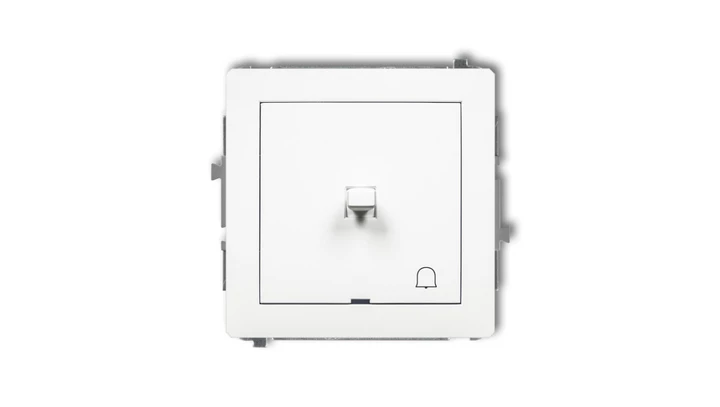 DECO Mechanizm łącznika zwierny dzwonek w stylu amerykańskim, biały mat 25DWPUS-4