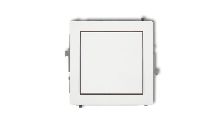 DECO Mechanizm łącznika jednobiegunowego, biały mat 25DWP-1