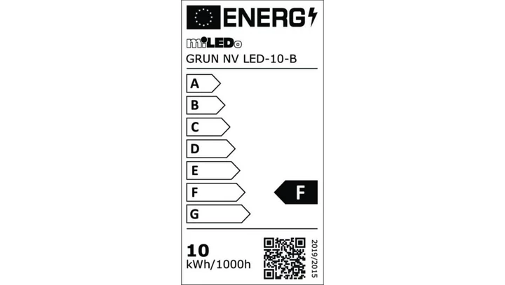 Projektor GRUN NV LED-10-B 800lm 4000K barwa neutralna IP65 czarny 31390