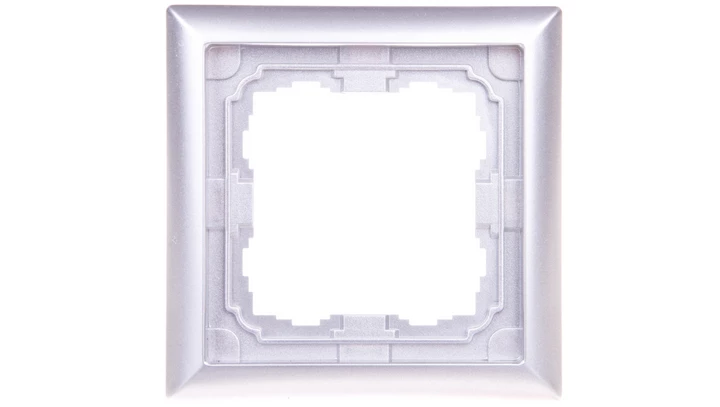 KOS66 Ramka pojedyncza aluminium 664081