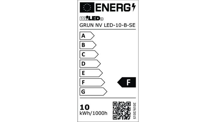 Projektor z czujnikiem GRUN NV LED-10-B-SE 800lm 4000K barwa neutralna IP44 czarny 31397