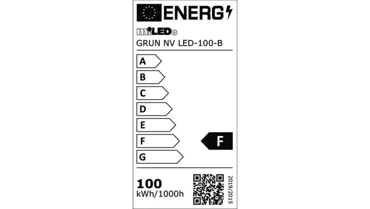 Projektor GRUN NV LED-100-B 9500lm 4000K barwa neutralna IP65 czarny 31394