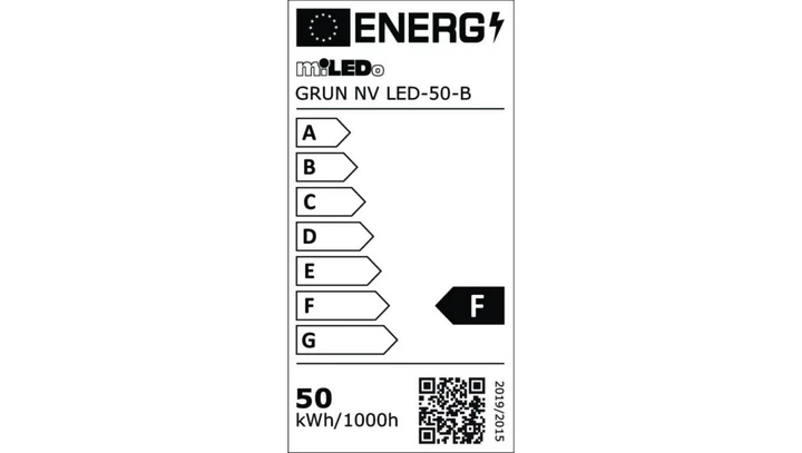 Projektor GRUN NV LED-50-B 4500lm 4000K barwa neutralna IP65 czarny 31393