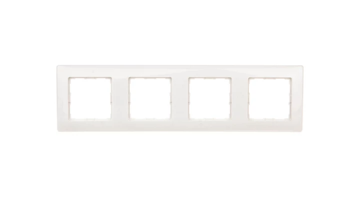 VENA Ramka poczwórna biała 510484