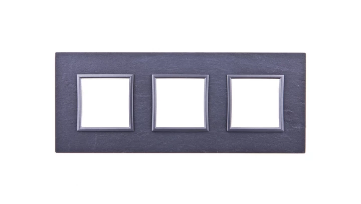 DANTE Ramka potrójna kamień ARDESIA 4509483
