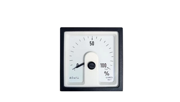 Amperomierz analogowy 72x72 TI:wyk.tropikalne IP65 A207:zakr.pom.10A MA17