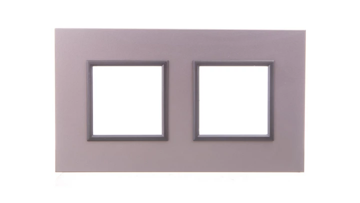 DANTE Ramka podwójna aluminium lakierowane ALUMINIUM 4542282