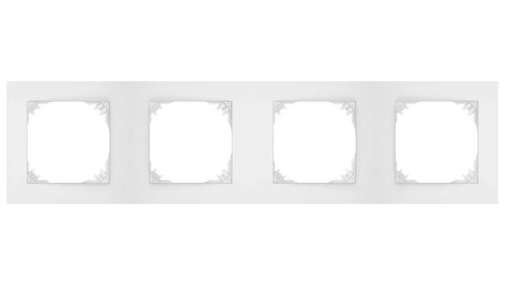 SANTRA ramka poczwórna biały 4174-00