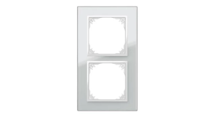 SANTRA ramka podwójna szkło biały 4172-62