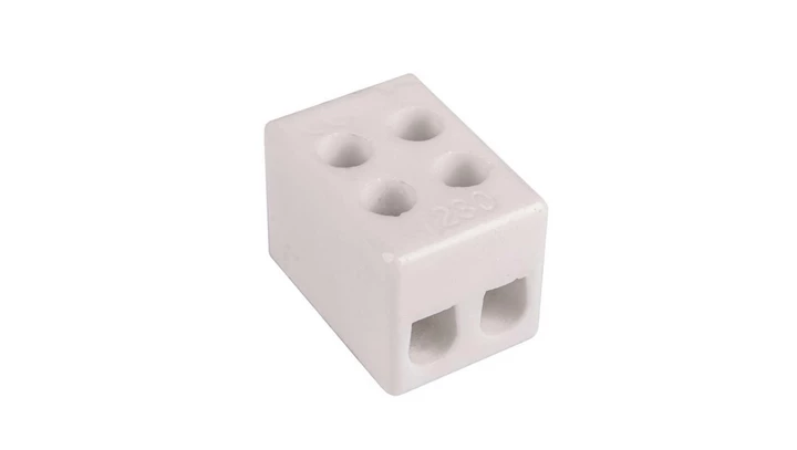 Złączka gwintowa porcelanowa szkliwiona 2,5 mm² 2 tory CPO 2-2.5 80016516 /20szt./