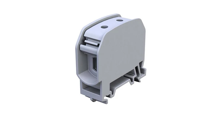 Złączka szynowa gwintowa 16mm² Al/Cu STB 16 (87110) SIMBLOCK szary 81000002