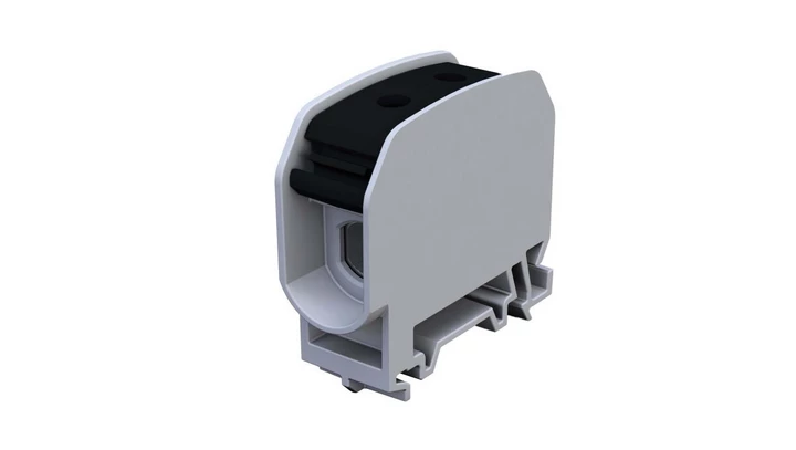 Złączka szynowa gwintowa 16mm² Al/Cu STB 16 (87110) SIMBLOCK czarna 81000007