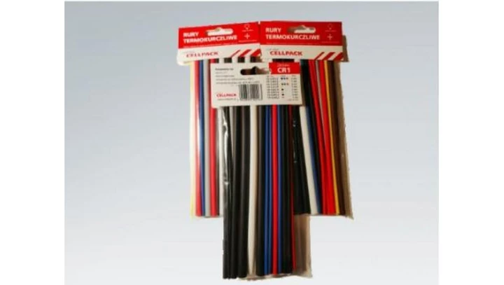 Rury termokurczliwe cienkościenne, CR2 - zestaw 20 rur, 427636