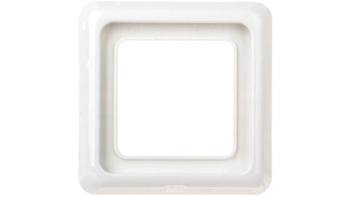 Berker Modul Ramka hermetyczna pojedyncza pozioma/pionowa IP44 biała 53132809