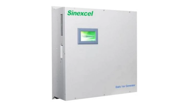 Kompensator aktywny mocy biernej Sinexcel z funkcją redukcji harmonicznych serii ASVG 10kVar montaż naścienny IP20