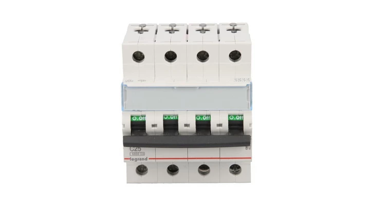 Wyłącznik nadprądowy 4P C 25A 6kA AC S304 TX3 403564