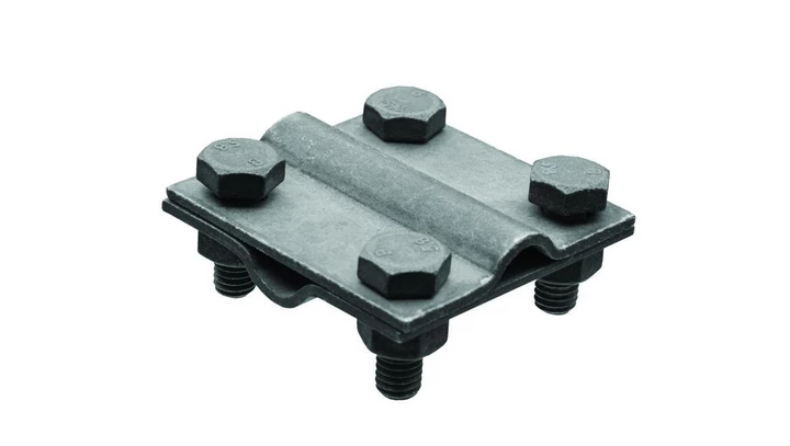 Złącze krzyżowe małe (dwie płytki, 4xM8) ocynk ogniowy R.8052