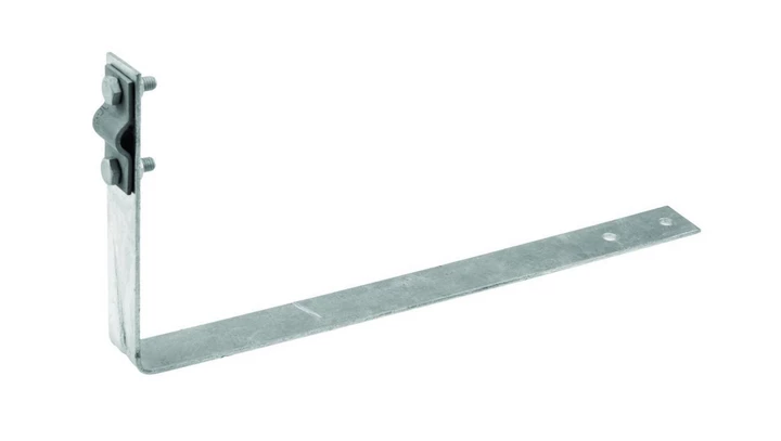 Uchwyt dachówkowy (zacisk przez śrubę) 400mm ocynk ogniowy R.8026