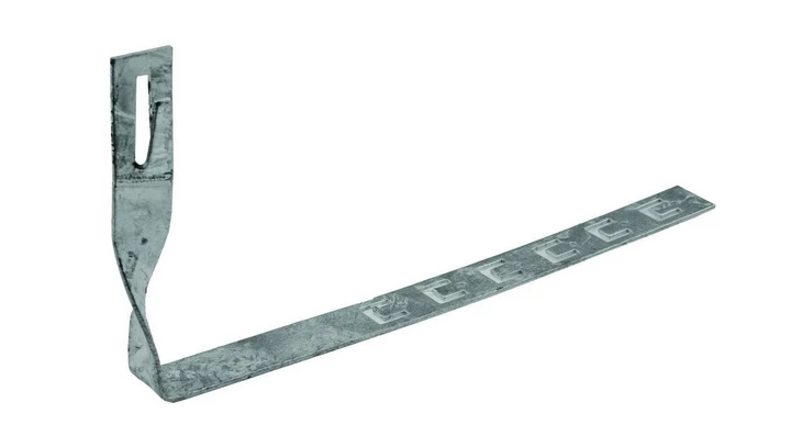 Uchwyt dachówkowy skręcony regulowany 420mm (zacisk na zagięcie) R.8086