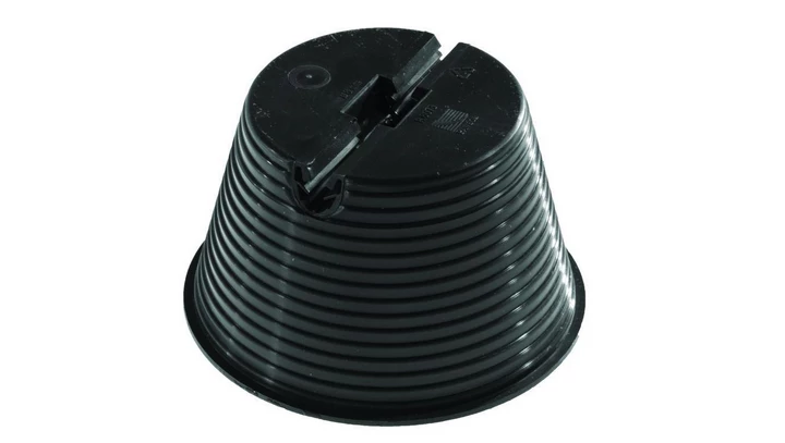 Uchwyt betonowy w tworzywie okrągły do dachów z pokryciem papy R.8073