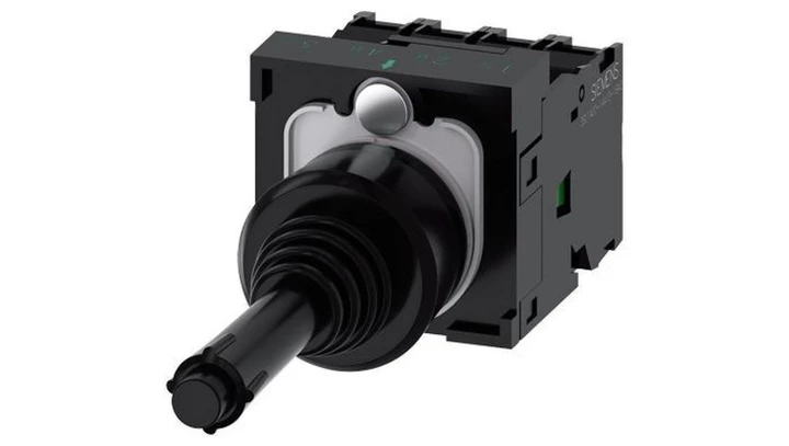 Joystick 4 kierunkowy kompletny 22mm tworzywo z samopowrotem 4Z z blokadą dżojstik SIRIUS ACT 3SU1100-7BF10-1QA0