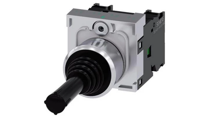 Joystick 2 kierunkowy kompletny poziomo 22mm metal bez samopowrotu 2Z bez blokady dżojstik SIRIUS ACT 3SU1150-7AA88-1NA0