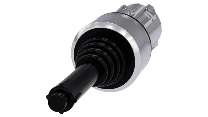Joystick 2 kierunkowy poziomo 22mm metal z samopowrotem z blokadą dżojstik SIRIUS ACT 3SU1050-7BC88-0AA0