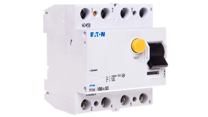 Wyłącznik różnicowoprądowy 4P 100A 0,3A typ AC PFIM-100/4/03 102825