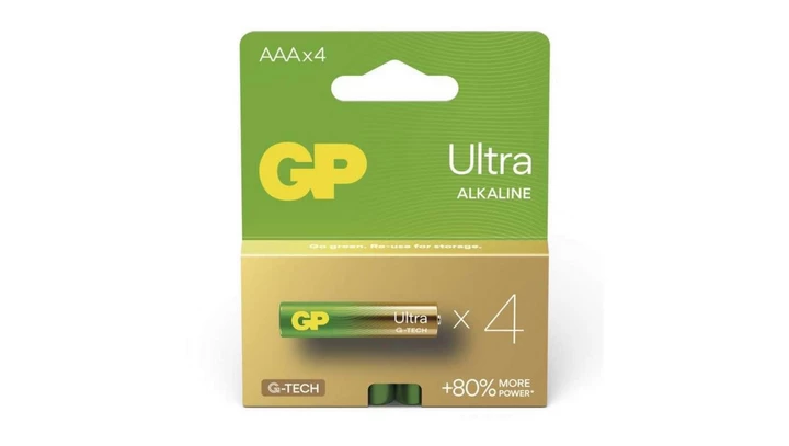 GP bateria alkaliczna ULTRA AAA (LR03) 4PP MB /4szt./