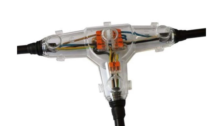 Mufa żywiczna rozgałęźna ze złączkami WAGO, T1 EG/V/WAGO, 425469