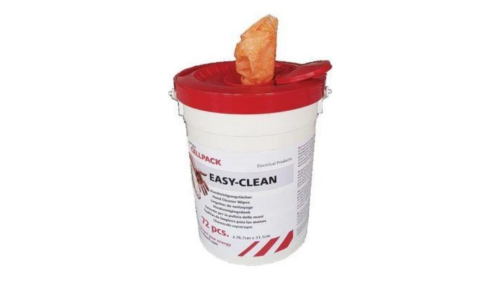 EASY-CLEAN Chusteczki do rąk w wiaderku (90 chusteczek), 434109