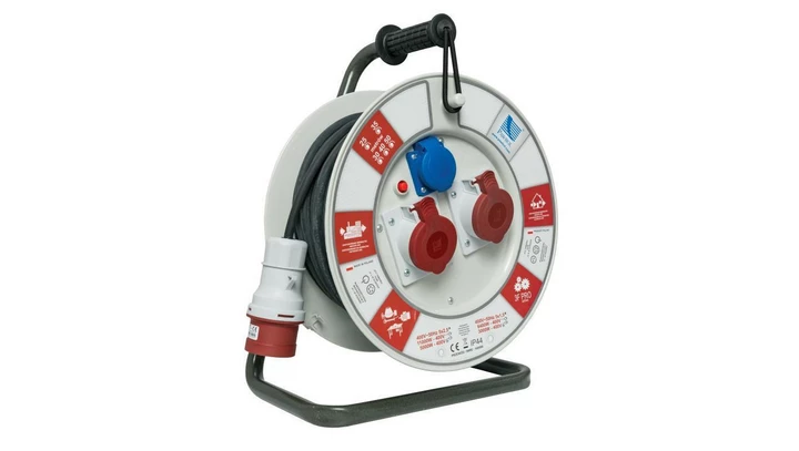 Przedłużacz PBS H05RR-F 5x1,5mm2 - 25m, 1xGZ16A, 2x16A 5P 400V IP44 B.110415-25