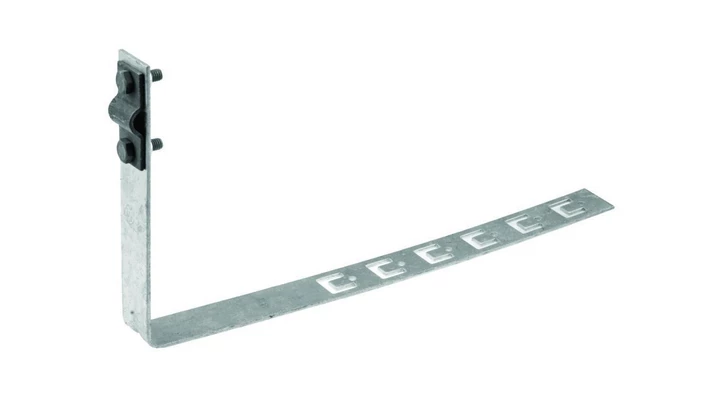 Uchwyt dachówkowy regulowany 420mm (zacisk przez śrubę) R.8088