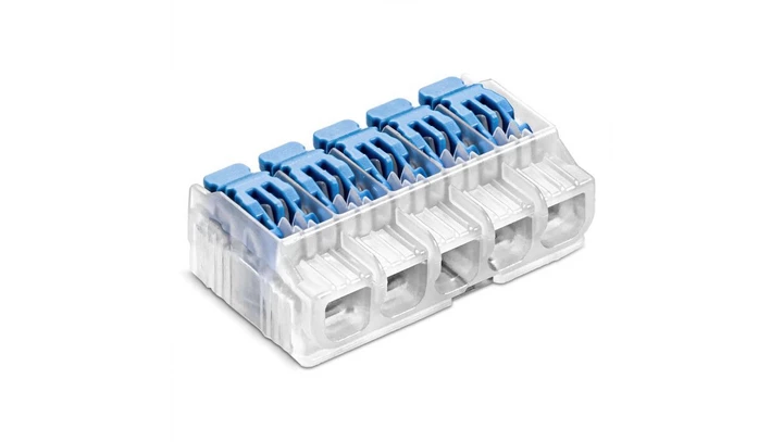 IDEALNA Szybkozłączka SCL5 z dźwignią do linek i drutów 5-torowa 4mm² 32A 450V 88000323S /30szt./