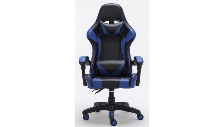 FOTEL OBROTOWY GAMINGOWY KRZESŁO REMUS NIEBIESKI