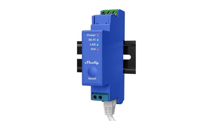 Shelly jednokanałowy inteligentny przekaźnik WiFi/LAN/BL 3800235268001