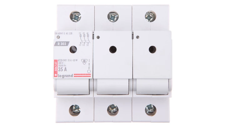 Rozłącznik bezpiecznikowy 3P 35A D02 R303 606707