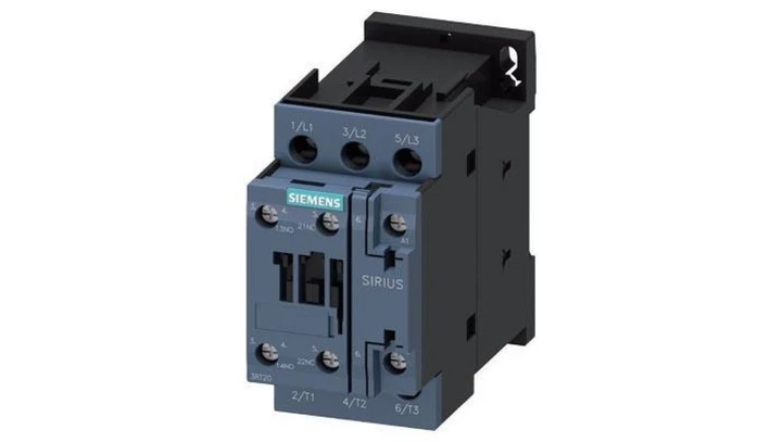 STYCZNIK, AC-3, 4KW/400V, 1NO+1NC, AC 24V 50/60HZ, 3-POLOWY, ROZMIAR S0, PRZYŁ. ŚRUBOWE 3RT2023-1AC20