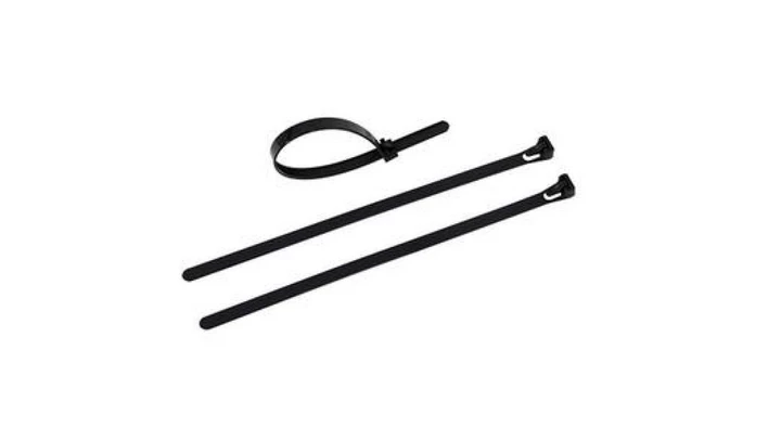Opaska kablowa wielokrotnego użytku 200x7,6mm, czarna, 28305 /25szt./