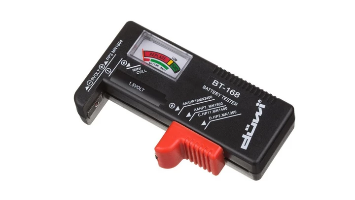 Tester baterii i akumulatorków analogowy 29313